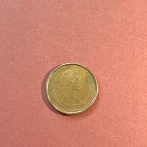 Vintage Canadian Coin From 1989